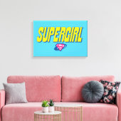 Toile Logo Pop Supergirl (Insitu(Salon))