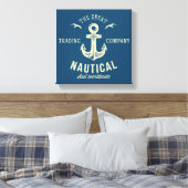 Toile Logo Rétro Nautique (Insitu(Chambre))