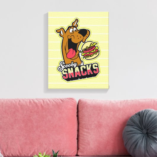 Toile Logo Scooby-Doo "Scooby Snacks" (Insitu(Salon))