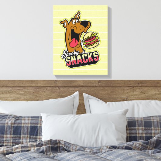 Toile Logo Scooby-Doo "Scooby Snacks" (Insitu(Chambre))