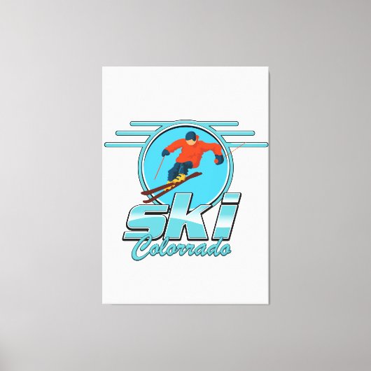 Toile logo ski Colorado (Recto)