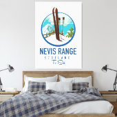 Toile logo ski Nevis Range Écosse (Insitu(Chambre))