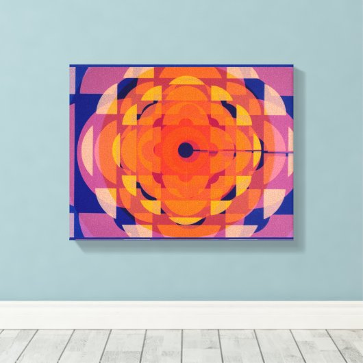 Toile Logo stylisé CBC 1970 (Insitu (Plancher de Bois))