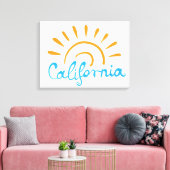 Toile Logo Sunny California (Insitu(Salon))
