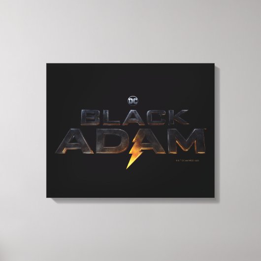 Toile Logo théâtral Black Adam (Recto)