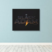 Toile Logo théâtral Black Adam (Insitu (Plancher de Bois))