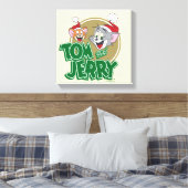 Toile Logo Tom et Jerry Holiday (Insitu(Chambre))