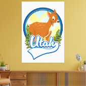 Toile Logo Utah Deer Travel (Insitu(Salon))
