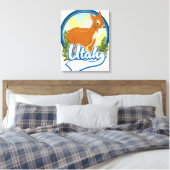 Toile logo Utah Deer Travel (Insitu(Chambre))