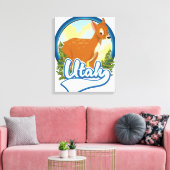 Toile logo Utah Deer Travel (Insitu(Salon))