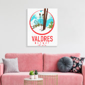 Toile logo Valdres Norvège Ski (Insitu(Salon))