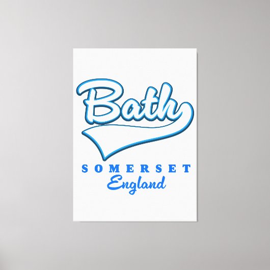 Toile Logo voyage de Bath Somerset (Recto)