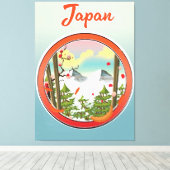 Toile logo voyage Japon (Insitu (Plancher de Bois))