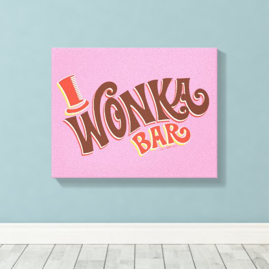 Toile Logo Wonka Bar (Insitu (Plancher de Bois))