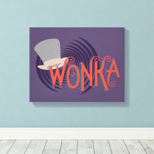 Toile Logo Wonka Spiral (Insitu (Plancher de Bois))