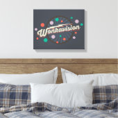 Toile Logo Wonkavision (Insitu(Chambre))