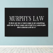 Toile Loi de Murphy (Insitu (Plancher de Bois))