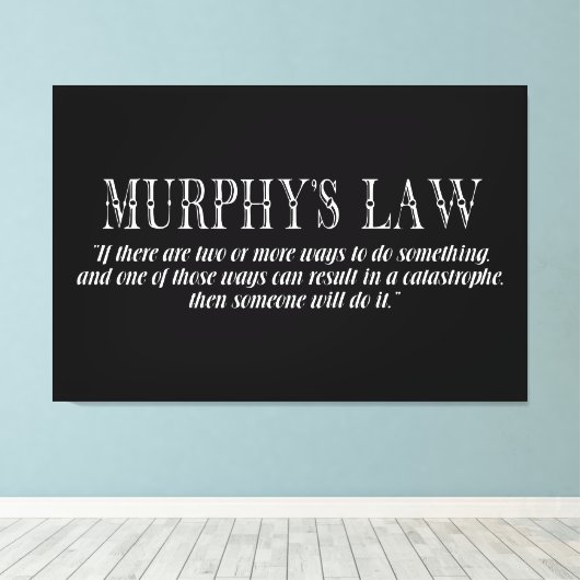 Toile Loi de Murphy (Insitu (Plancher de Bois))