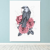 Toile L'oiseau à la clé d'argent (Insitu (Plancher de Bois))