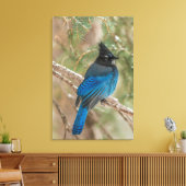 Toile L'oiseau-geai de Steller dans l'arbre (Insitu(Salon))