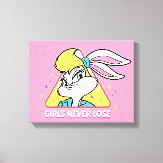 Toile Lola Bunny Girls ne perdent jamais (Recto)