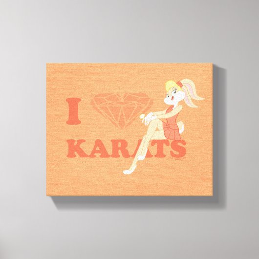 Toile Lola Bunny I Heart Karats (Recto)