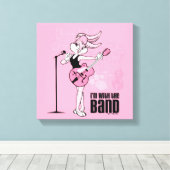 Toile Lola Bunny Je suis avec le groupe (Insitu (Plancher de Bois))