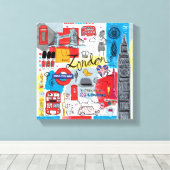 Toile Londres, Angleterre (Insitu (Plancher de Bois))