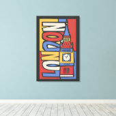 Toile Londres, Angleterre | Conception dynamique de peau (Insitu (Plancher de Bois))