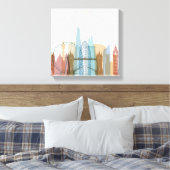 Toile Londres, Angleterre | Ville Skyline (Insitu(Chambre))