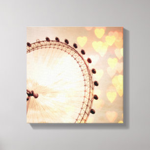 Toile Londres   Big Ben Nightime filtré par photographi