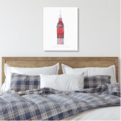Toile Londres Big Ben Union Jack (Insitu(Chambre))