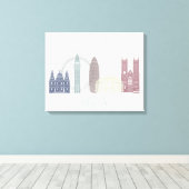 Toile Londres Skyline (Insitu (Plancher de Bois))