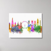 Toile Londres Skyline - Rainbow (Recto)