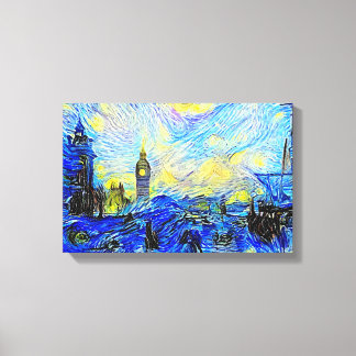 Toile Londres | Zazzle_Growshop.