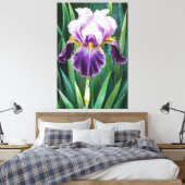 Toile *~* Lone Iris Fleur Artsy Iris Peinture AP84 (Insitu(Chambre))