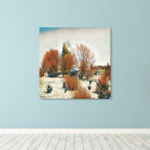 Toile Lonely Farm (Insitu (Plancher de Bois))