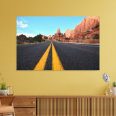 Toile Lonely Road in Arches National Park (Insitu(Salon))