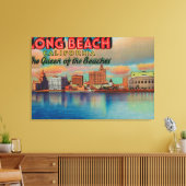 Toile Long Beach, Californie - La Reine des Plages (Insitu(Salon))