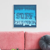Toile Long Beach Surf Californie (Insitu(Salon))