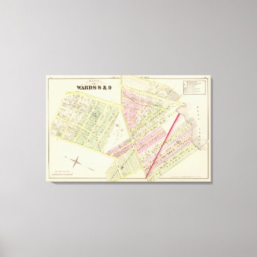 Toile Long Pond et Cranston Street Baptist Church (Recto)