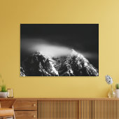 Toile Longue exposition noire et blanche des nuages des  (Insitu(Salon))