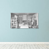 Toile Loom pour le tissage des bas (Insitu (Plancher de Bois))