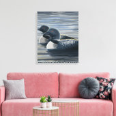 Toile Loon commun du New Hampshire (Insitu(Salon))