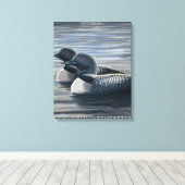Toile Loon commun du New Hampshire (Insitu (Plancher de Bois))