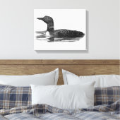 Toile Loon sur le lac (Insitu(Chambre))