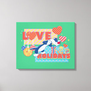 Toile LOONEY TUNES™ SYLVESTER™ & TWEETY™Aiment les vac