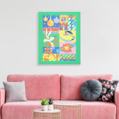 Toile LOONEY TUNES™ | Vacances (Insitu(Salon))