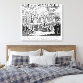 Toile L'opéra du mendiant Burlesqued, 1728 (Insitu(Chambre))