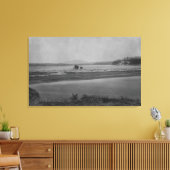 Toile Lopez, WA - View Turtle Back Mountain en distance (Insitu(Salon))